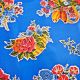 Patroon Canastas Blauw: geweven bloemenmand en felle kleuren - Casa Frida