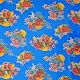 Mexicaans tafelzeil Canastas Blauw: gebloemd tafelkleed met vintage patroon - Casa Frida