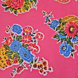 Toile cirée Canastas Rose