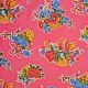 Toile cirée mexicaine Canastas Rose: nappe fleurie au style vintage - Casa Frida