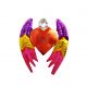 Winged sacred heart