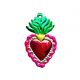 Flaming sacred heart