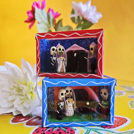 Boîte vitrine La photo de mariage
