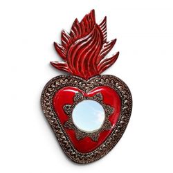 Sun Sacred Heart Ex-Voto Mirror