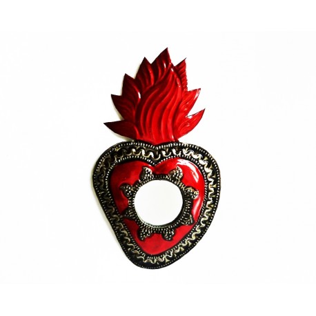 Coeur sacré à miroir Soleil