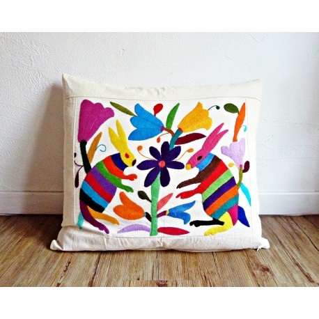 Hare Otomi pillow cover